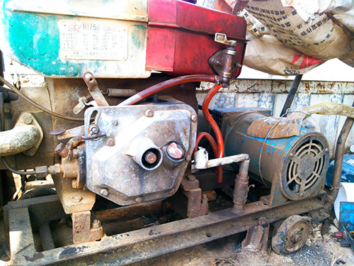 鲁甸单杠柴油机发电机出租