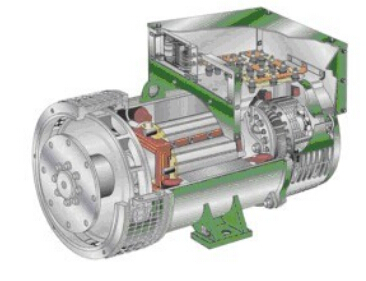鲁甸发电机内部结构图
